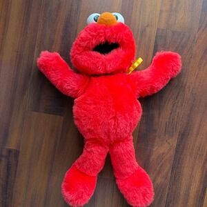Vintage 1995 Playskool Sesame Street ABC Elmo Plush Red Hasbro C-015B Untested